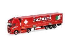 Herpa 319706 - H0 - Volvo Gl XL Electric Kühlkoffer-Sattelzug Schöni